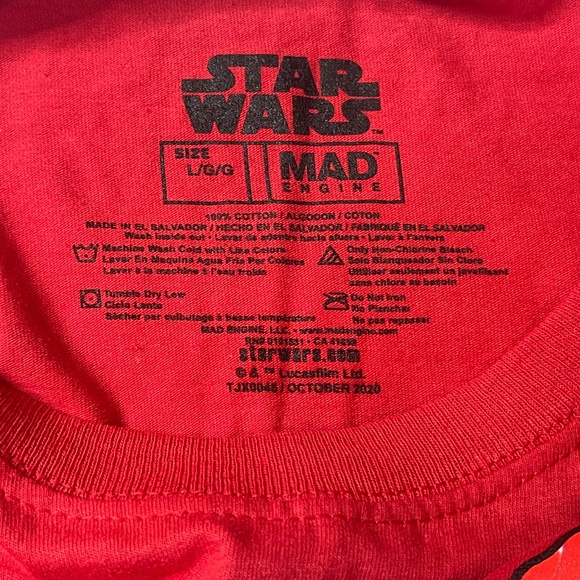 NWT Mad Magazine Red Star Wars Short Sleeve T-Shirt - Picture 10 of 13